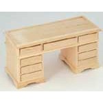 Twin Pedestal Dolls House Desk